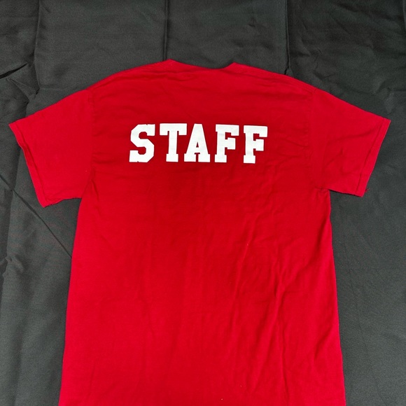 Harvard  Recreation Staff Red Cotton T-Shirt - Picture 2 of 4